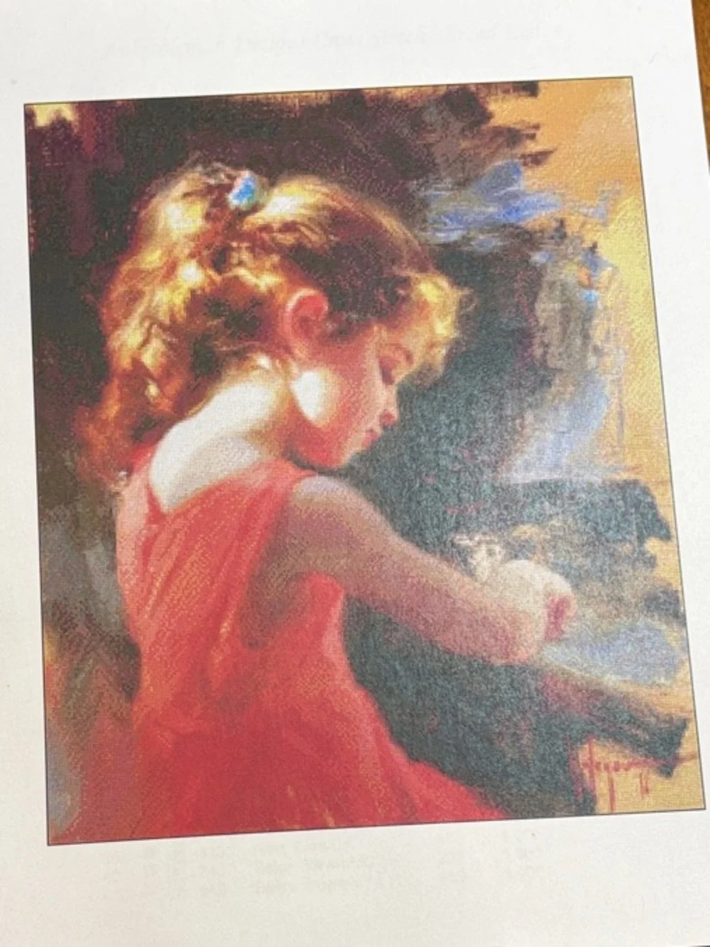 Ankicoleman  Designs Cross Stitch Pattern - Girl in Red Dress “Occupied”